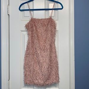 Forever 21 Mini Pink Fringe Dress 👗